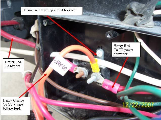 Battery Area 12 Volt Junction Box Wiring