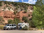 Camping with my new tow vehicle at Escalante Petrified State Park