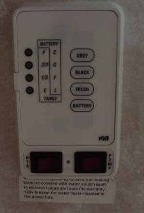 HW heater power on switches - What does your camper have ... kib rv monitor panel wiring diagram 