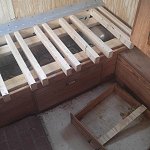 New Bed Framing with Piano Hinge