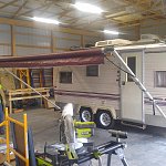 New Awning Fabric and Arms Hardware. All new Wheel Tire Assemblies. Rewired Electric Brakes. New Brake Magnets. Installed Wireless Control Box for...