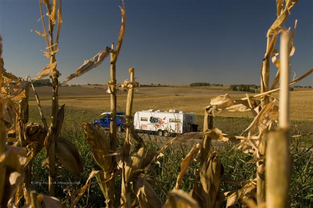 Hidden amongst the Corn Kernals in Kansas