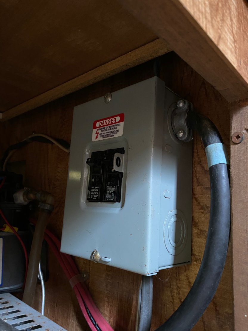 Breaker Box correctly wired.