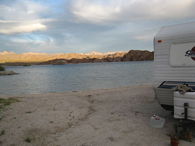 NV telephone cove on L Mohave, outside Laughlin, NV