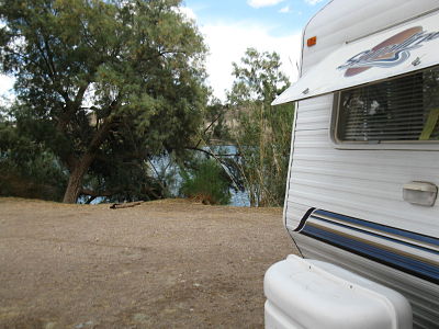 Crossroads campground on CA side of Colorado River, Parker strip