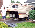 1984 Sunline F-1850 Fifth Wheel Camper, Ready For Camping. 2010 Maintenance & Modifications Complete. Note newly installed automatic flying saucer...