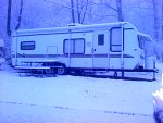 What I woke up to on 4/1/11...At White Oak campground in Lancaster PA