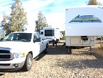 Justin's Diamond J Rv Park at 3451 S San Joaquin Rd, in Tucson, AZ was a very nice place to stay. The owners were very friendly and helpful. The...