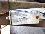 Camper brake box close up