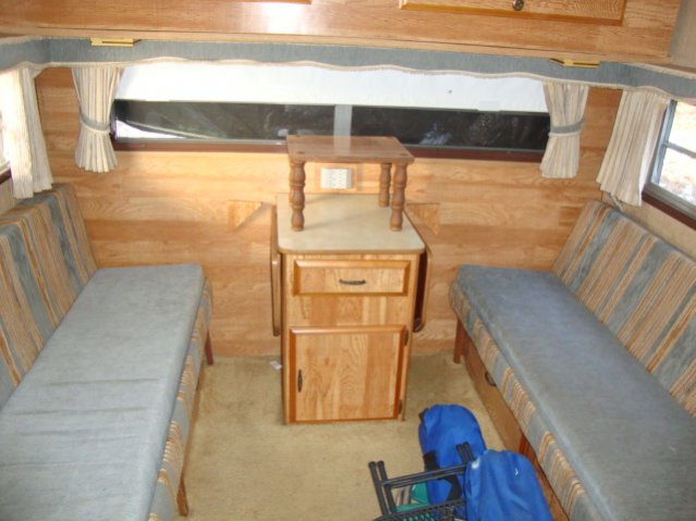 Photo of the rear beds.