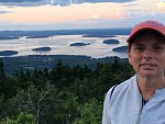 2019 July Bar Harbor Frenchman's Bay from top of Cadillac Mtn