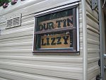 Trailer name "OUR TIN LIZZY" I had to go along with it. Happy wife, happy life