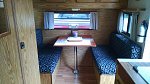 I was asked to post better details of the camper.  This is a full view of the entertainment/kitchen area.