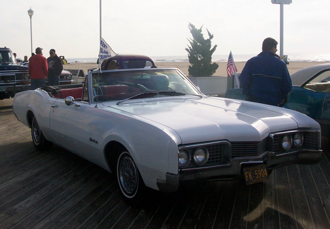 My 67 before paint and trim on boardwalk at Ocean City Md