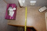 Cabinet counter top depth 12.5 inch