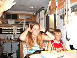 We would be on the road from last week of june till 3rd week of August every summer. We had 4 birthdays and the trailer was always decorated for...