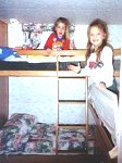 Amy and Carly in 1999 when we 1st got Sunline 2753 fresh from the factory. My girls were so proud of the special bunks Sunline made just for them....
