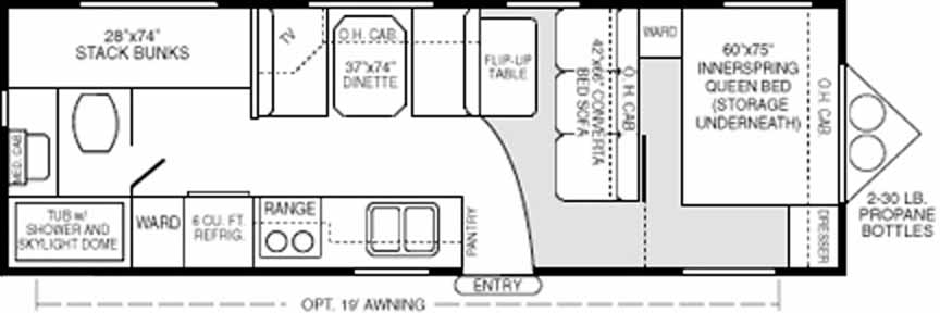 1999 T-2670 Floor Plan